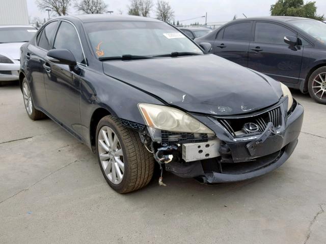 JTHCF5C24A5041711 - 2010 LEXUS IS 250 BLACK photo 1