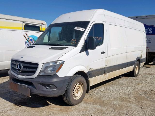 WD3PE8DE0E5902804 - 2014 MERCEDES-BENZ SPRINTER 2 WHITE photo 2