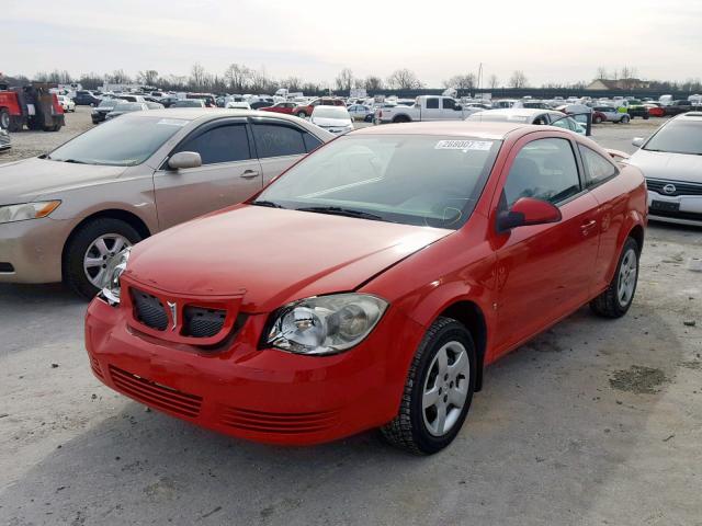1G2AS18HX97153136 - 2009 PONTIAC G5 RED photo 2