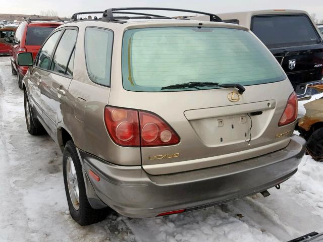 JT6HF10U2X0040740 - 1999 LEXUS RX 300 BEIGE photo 3