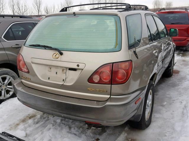 JT6HF10U2X0040740 - 1999 LEXUS RX 300 BEIGE photo 4