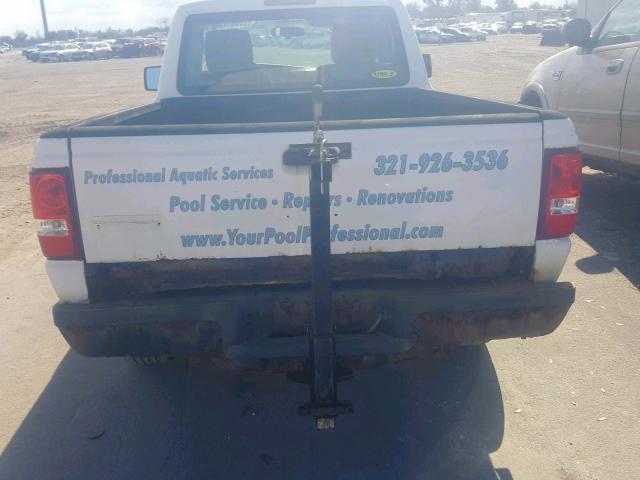 1FTKR1ADXBPA27514 - 2011 FORD RANGER WHITE photo 6