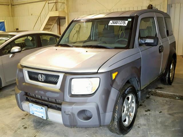 5J6YH18594L006427 - 2004 HONDA ELEMENT EX SILVER photo 2