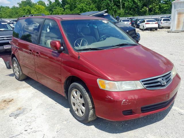 5FNRL18054B005856 - 2004 HONDA ODYSSEY EX MAROON photo 1