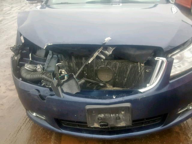 1G4GD5E31CF234177 - 2012 BUICK LACROSSE P BLUE photo 9