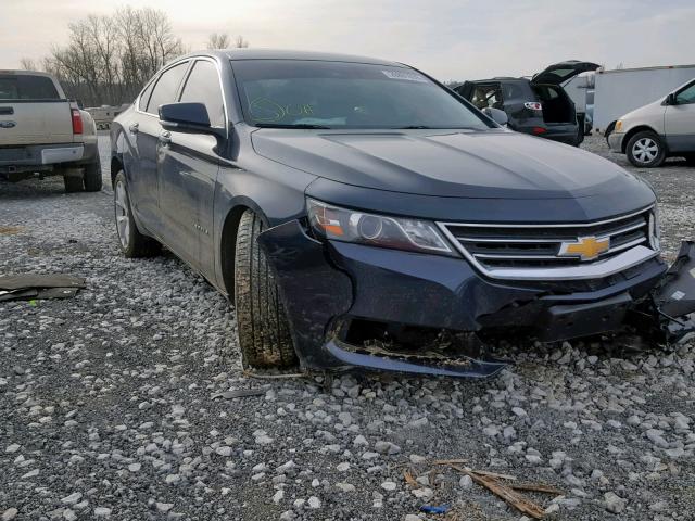 2G1125S35E9104640 - 2014 CHEVROLET IMPALA LT BLUE photo 1