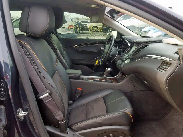 2G1125S35E9104640 - 2014 CHEVROLET IMPALA LT BLUE photo 5