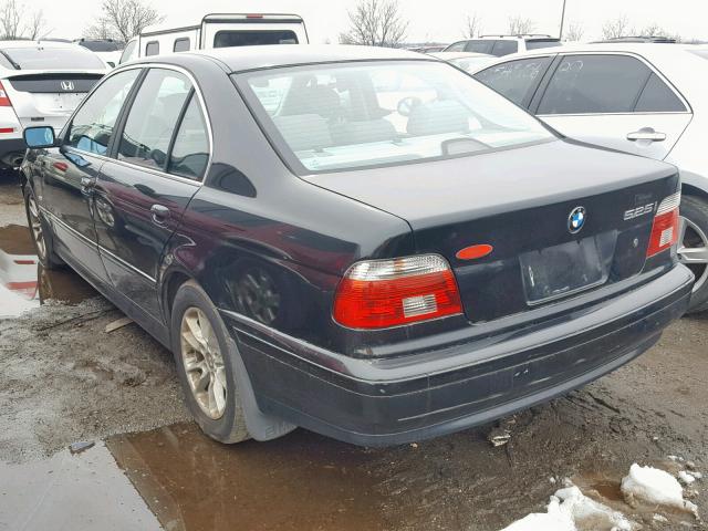 WBADT33463GF43020 - 2003 BMW 525 I BLACK photo 3