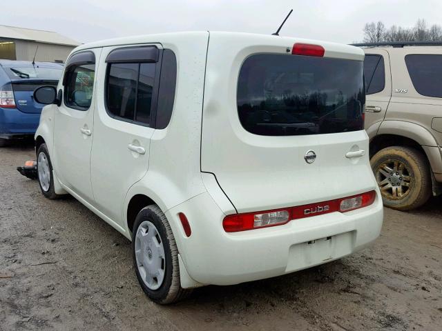 JN8AZ2KR7BT214118 - 2011 NISSAN CUBE BASE WHITE photo 3