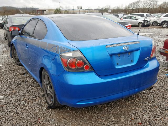JTKDE3B74A0316185 - 2010 TOYOTA SCION TC ლურჯი ფოტო 3