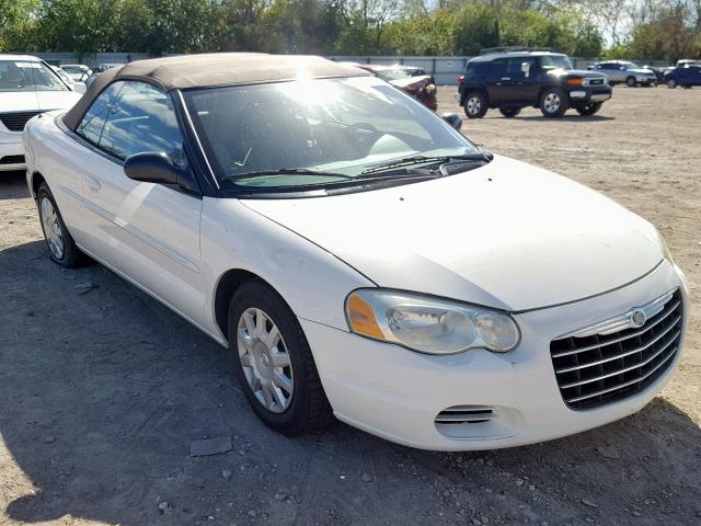 1C3EL45X54N161497 - 2004 CHRYSLER SEBRING LX WHITE photo 1