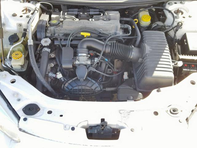 1C3EL45X54N161497 - 2004 CHRYSLER SEBRING LX WHITE photo 7