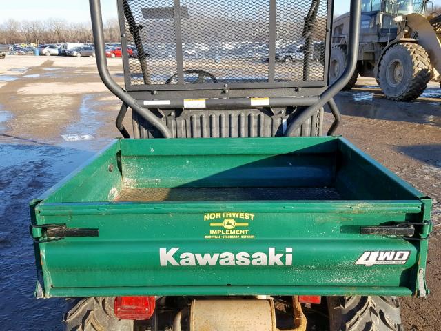 JK1AFEA16CB557991 - 2012 KAWASAKI KAF400 A GREEN photo 6