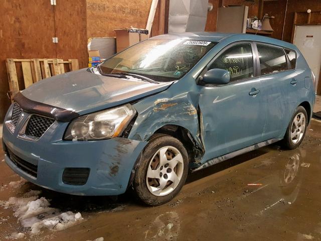 5Y2SL67829Z453589 - 2009 PONTIAC VIBE TURQUOISE photo 2