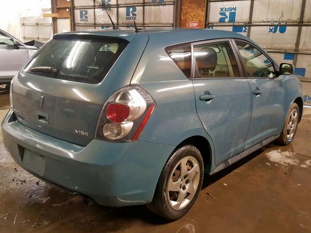 5Y2SL67829Z453589 - 2009 PONTIAC VIBE TURQUOISE photo 4