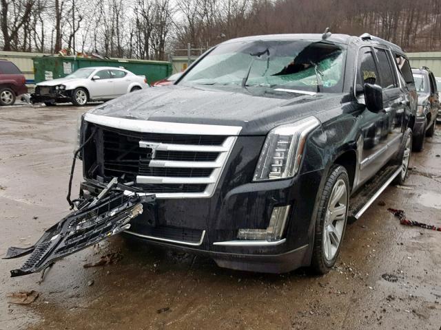 1GYS4TKJ6FR719384 - 2015 CADILLAC ESCALADE E BLACK photo 2