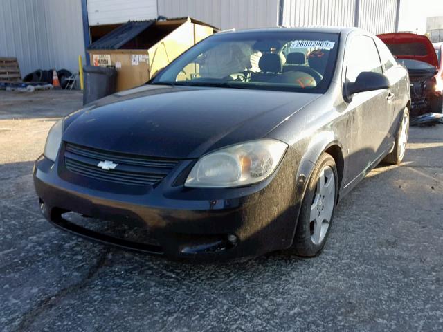 1G1AF1F54A7105525 - 2010 CHEVROLET COBALT 2LT BLACK photo 2