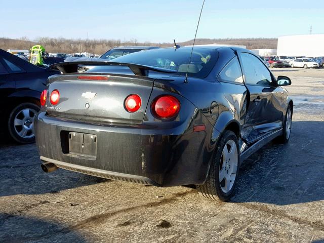 1G1AF1F54A7105525 - 2010 CHEVROLET COBALT 2LT BLACK photo 4