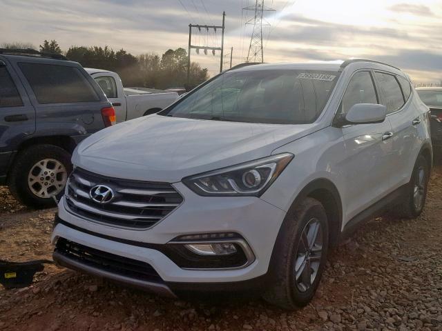 5XYZU3LB0HG398858 - 2017 HYUNDAI SANTA FE S WHITE photo 2