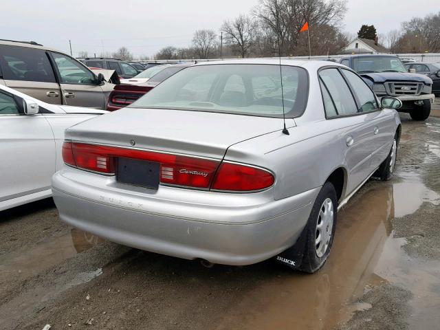 2G4WS521031128170 - 2003 BUICK CENTURY CU SILVER photo 4