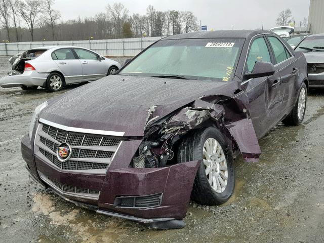 1G6DE5EG9A0147993 - 2010 CADILLAC CTS LUXURY PURPLE photo 2