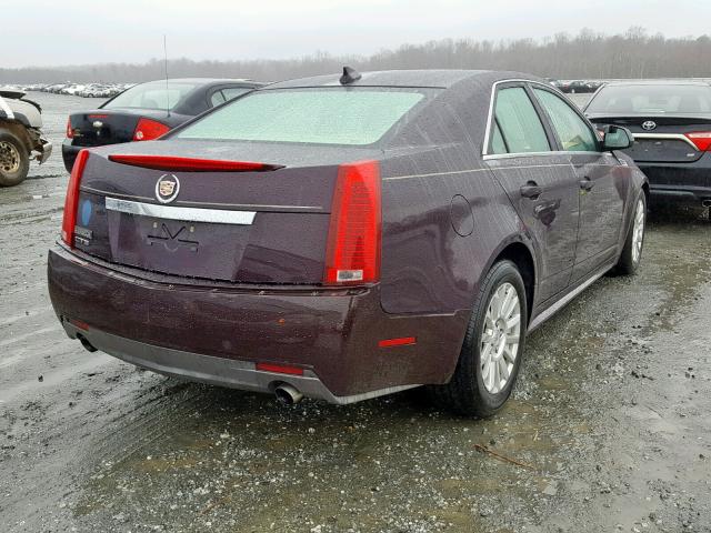 1G6DE5EG9A0147993 - 2010 CADILLAC CTS LUXURY PURPLE photo 4