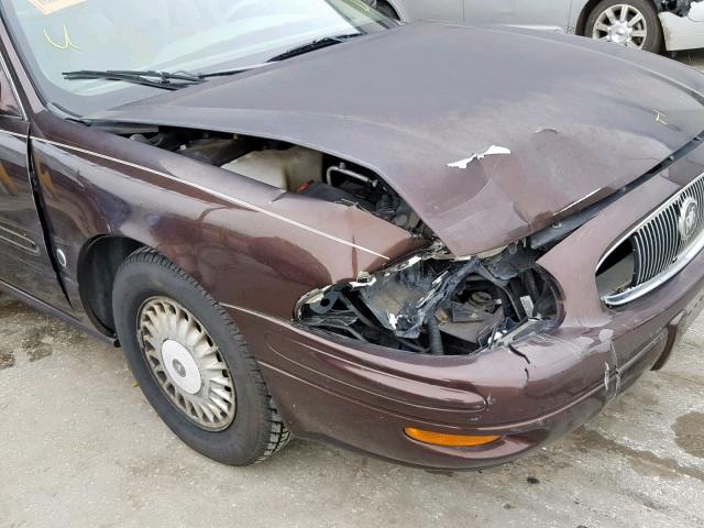 1G4HP54K51U198250 - 2001 BUICK LESABRE CU MAROON photo 9