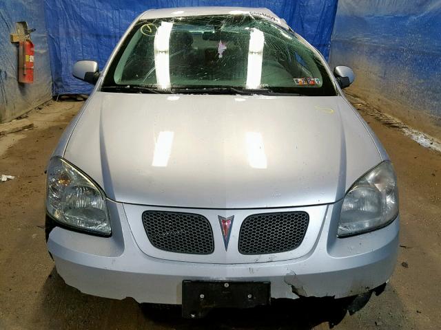 1G2AL15F877201570 - 2007 PONTIAC G5 SILVER photo 9