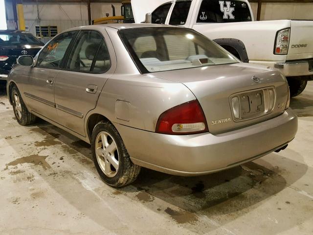 3N1BB51D61L112214 - 2001 NISSAN SENTRA SE SILVER photo 3