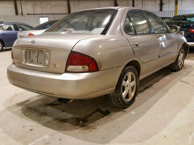 3N1BB51D61L112214 - 2001 NISSAN SENTRA SE SILVER photo 4