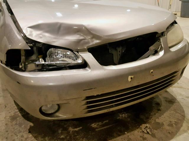 3N1BB51D61L112214 - 2001 NISSAN SENTRA SE SILVER photo 9