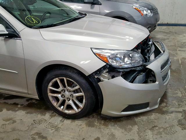 1G11C5SA4DF344909 - 2013 CHEVROLET MALIBU 1LT ოქროსფერი ფოტო 9