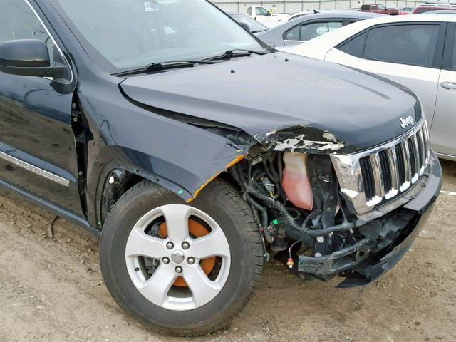 1J4RR4GG2BC537908 - 2011 JEEP GRAND CHER BLACK photo 9