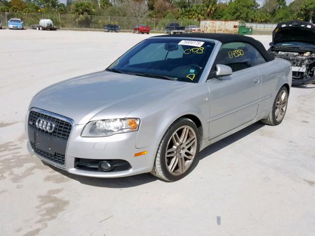 WAUAF48H99K008326 - 2009 AUDI A4 2.0T CA SILVER photo 2