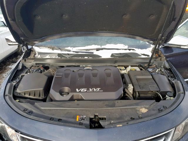 2G1145S34H9125705 - 2017 CHEVROLET IMPALA PRE ლურჯი ფოტო 7