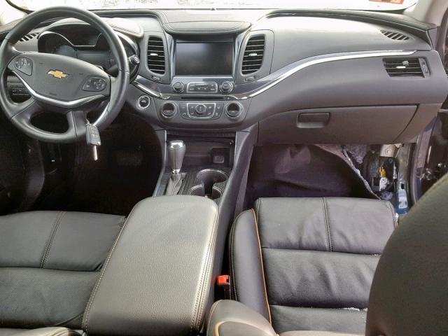 2G1145S34H9125705 - 2017 CHEVROLET IMPALA PRE ლურჯი ფოტო 9