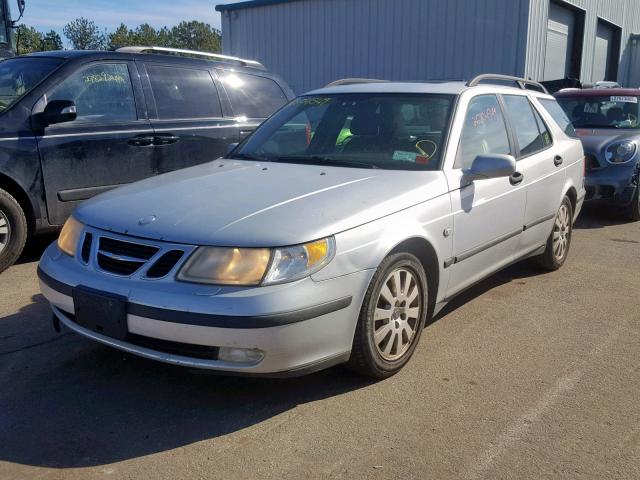 YS3EB59E633006862 - 2003 SAAB 9-5 LINEAR SILVER photo 2