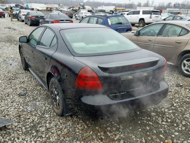 2G2WP522741175538 - 2004 PONTIAC GRAND PRIX BLACK photo 3