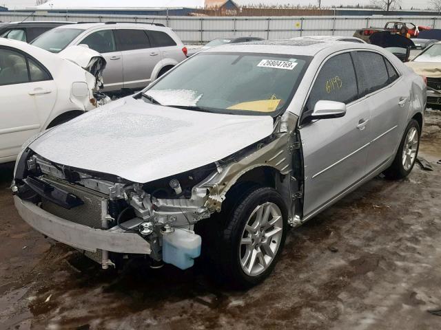 1G11C5SA2DF296665 - 2013 CHEVROLET MALIBU 1LT SILVER photo 2