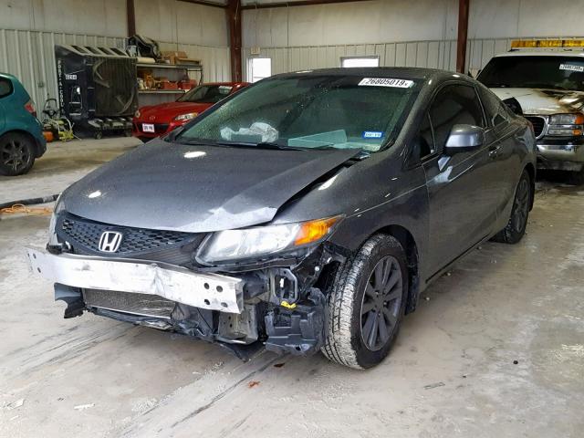 2HGFG3B05CH512584 - 2012 HONDA CIVIC EXL GRAY photo 2