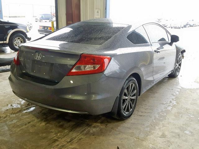 2HGFG3B05CH512584 - 2012 HONDA CIVIC EXL GRAY photo 4