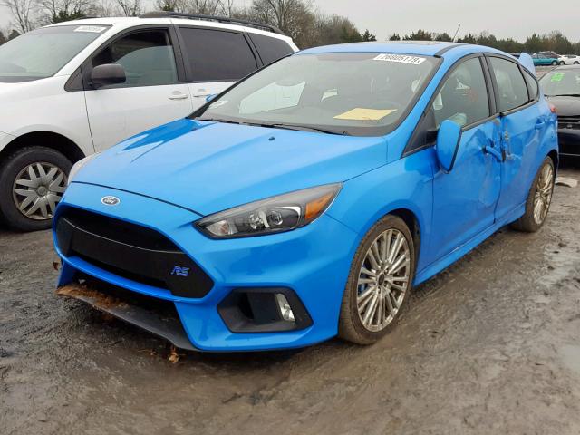 WF0DP3TH8H4122266 - 2017 FORD FOCUS RS BLUE photo 2