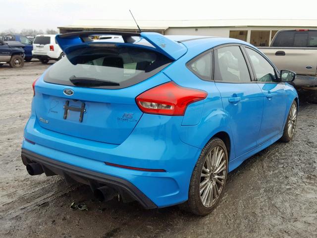 WF0DP3TH8H4122266 - 2017 FORD FOCUS RS BLUE photo 4