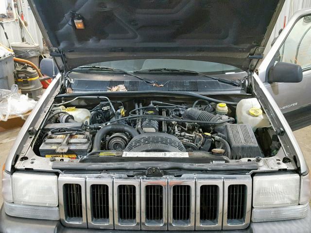 1J4GZ58S8WC178408 - 1998 JEEP GRAND CHER TAN photo 7