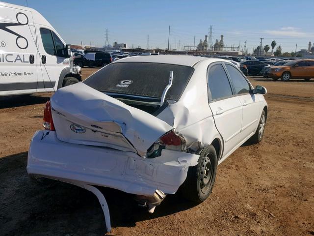 KNAFE222295644473 - 2009 KIA SPECTRA EX WHITE photo 4