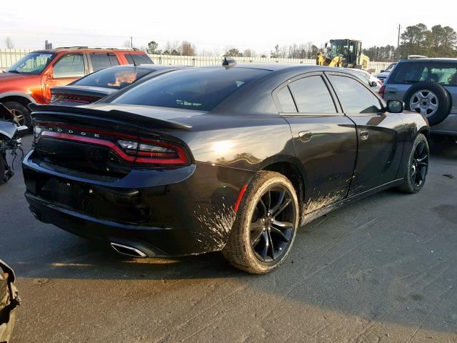 2C3CDXHG0GH312535 - 2016 DODGE CHARGER SX BLACK photo 4