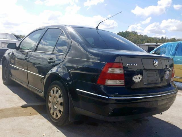 3VWRK69M94M125864 - 2004 VOLKSWAGEN JETTA GL BLACK photo 3