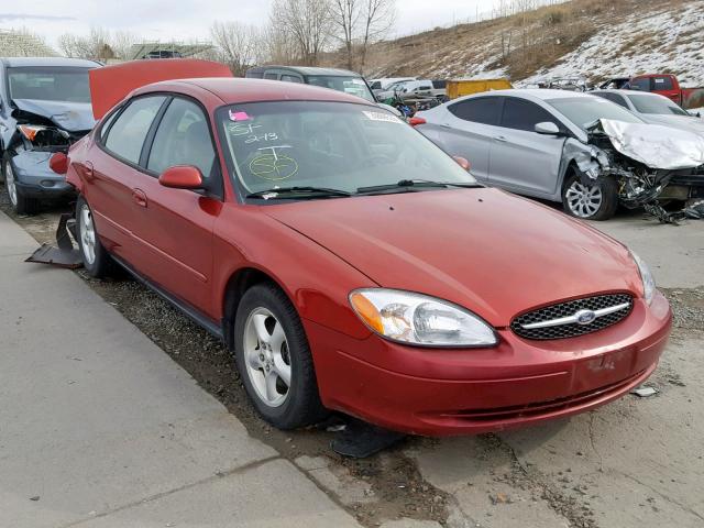 1FAFP55U51G196191 - 2001 FORD TAURUS SES RED photo 1