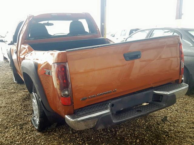 1GCDS149X78217710 - 2007 CHEVROLET COLORADO ORANGE photo 3