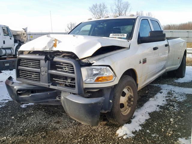 3C63DPGL3CG229418 - 2012 DODGE RAM 3500 S WHITE photo 2